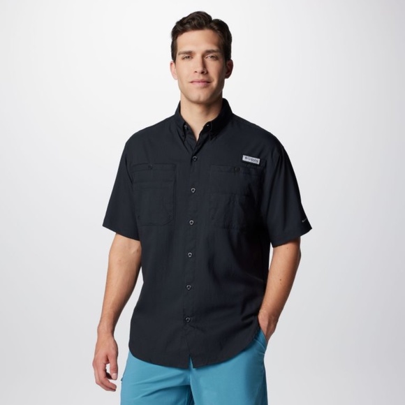 Columbia Men’s PFG Tamiami™ II Short Sleeve Fishing Shirt Large - Picture 1 of 6